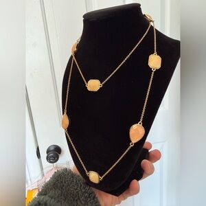 Kate Spade Gold Necklace with Geometric Charms